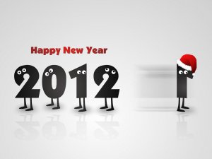 Новый 2012 год - скачать обои на рабочий стол