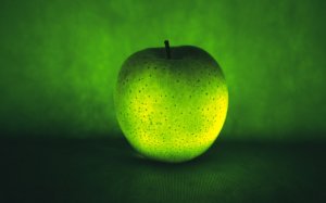 Green apple - скачать обои на рабочий стол