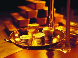Золотые монеты - скачать обои на рабочий стол