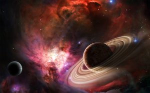 Кольца Сатурна - скачать обои на рабочий стол
