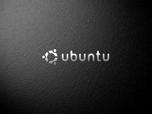 Металлическая Ubuntu - скачать обои на рабочий стол