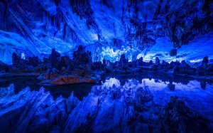 Голубые пещеры - скачать обои на рабочий стол