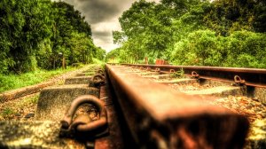 Железнодорожные рельсы - скачать обои на рабочий стол