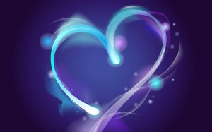 Любовь и сердце - скачать обои на рабочий стол