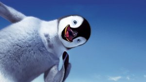 Улыбка пингвина - скачать обои на рабочий стол
