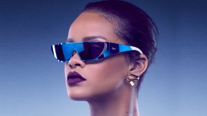 Rihanna и Dior - скачать обои на рабочий стол