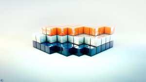 3d-кубы - скачать обои на рабочий стол