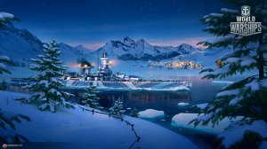 Новогодний Admiral Graf Spee - скачать обои на рабочий стол