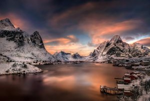 Панорама в норвежских горах - скачать обои на рабочий стол