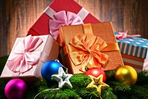 Подарки к Рождеству - скачать обои на рабочий стол