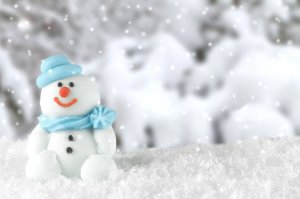 Зимний снеговик - скачать обои на рабочий стол
