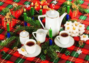 Рождественский чай - скачать обои на рабочий стол