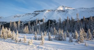 Зима в горах - скачать обои на рабочий стол