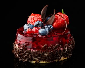 Десерт с фруктами - скачать обои на рабочий стол