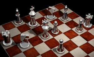 Нарисованные шахматы - скачать обои на рабочий стол
