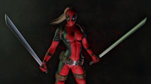 Deadpool girl - скачать обои на рабочий стол
