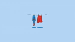 Стирка у супермена - скачать обои на рабочий стол