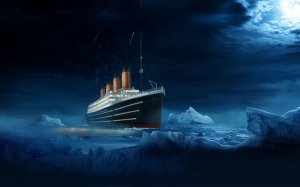 Последнее плавание Титаник - скачать обои на рабочий стол
