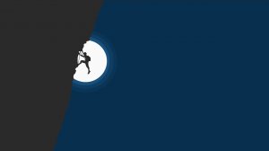 Лунный альпинист  - скачать обои на рабочий стол