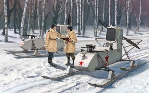 Боевые аэросани рф-8  - скачать обои на рабочий стол