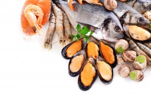 Свежая рыба и морепродукты - скачать обои на рабочий стол