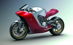 Итальянский мотоцикл MV Agusta - скачать обои на рабочий стол