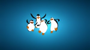 Подпрыгивающие пингвины - скачать обои на рабочий стол