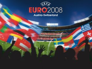 Обои для рабочего стола: Euro 2008 logo