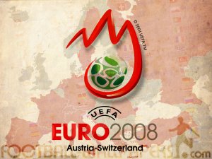 Логотип Евро-2008 - скачать обои на рабочий стол