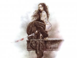 Swordswoman - скачать обои на рабочий стол