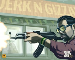 Grand Theft Auto 4-2 - скачать обои на рабочий стол