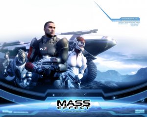 Заставка игры Mass Effect - скачать обои на рабочий стол
