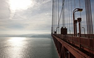 Обои для рабочего стола: Мост в Сан-Франциско