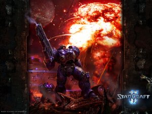 Воин StarCraft - скачать обои на рабочий стол