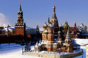 Обои для рабочего стола: Кремль зимой