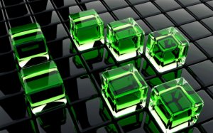 Кубы 3D - скачать обои на рабочий стол