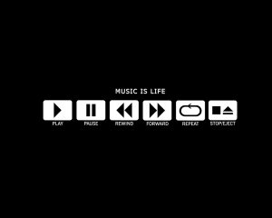 Обои для рабочего стола: Music is Life
