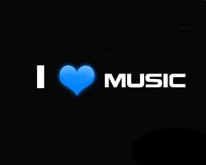 Обои для рабочего стола: I love Music