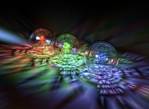 Цветные пузыри - скачать обои на рабочий стол