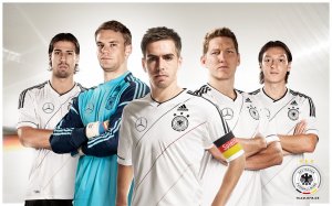 Игроки немецкой сборной - скачать обои на рабочий стол