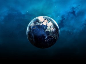 Земной шар в космосе - скачать обои на рабочий стол