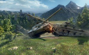 World Of Tanks: столкновение - скачать обои на рабочий стол
