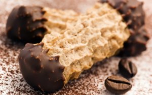 Печенье с шоколадом - скачать обои на рабочий стол