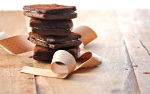Шоколадное печенье - скачать обои на рабочий стол