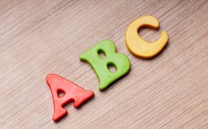 Обои для рабочего стола: Буквы ABC