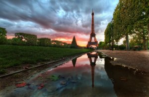 Парижский пейзаж - скачать обои на рабочий стол