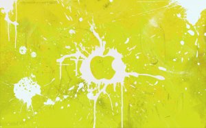 Лимонный Apple - скачать обои на рабочий стол