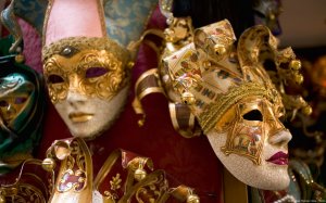 Венецианские маски - скачать обои на рабочий стол