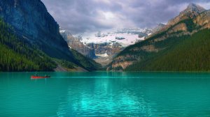Озеро в Канаде - скачать обои на рабочий стол
