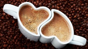 Кофе в сердце - скачать обои на рабочий стол